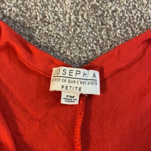 Joseph A. Red Tank Top - Picture 2 of 2